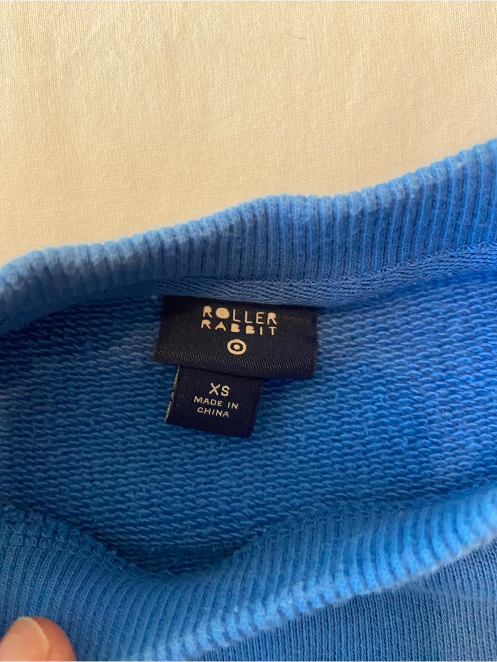 Roller Rabbit Sweatshirt-Blue-Size XS - Picture 4 of 5